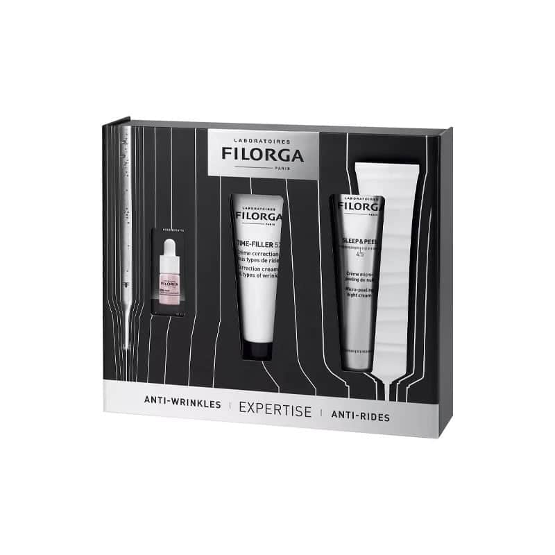 Filorga Cofre Sleep & Peel Con Crema Micropeeling, Time-filler 5xp Y Mini Shot